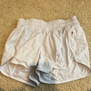 White Running Shorts